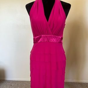 Evan Picone Pink Halter Dress. 8P